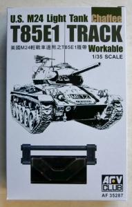 AFV CLUB 1/35 35287 T85E1 WORKABLE TRACK FOR US M24 CHAFFEE LIGHT TANK