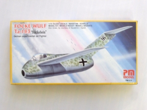 PM 1/72 213 FOCKE WULF Ta 183 HUCKEBEIN