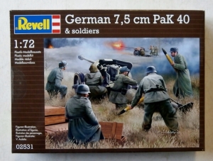 REVELL 1/72 02531 GERMAN PaK 40   SOLDIERS