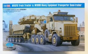 HOBBYBOSS 1/35 85502 M1070 TRUCK TRACTOR   M1000 HEAVY EQUIPMENT TRANSPORTER SEMI TRAILER  UK SALE ONLY 