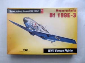 HOBBYCRAFT 1/48 1569 MESSERSCHMITT Bf 109E-3