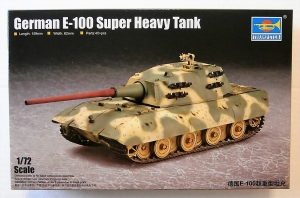 TRUMPETER 1/72 07121 GERMAN E-100 SUPER HEAVY TANK