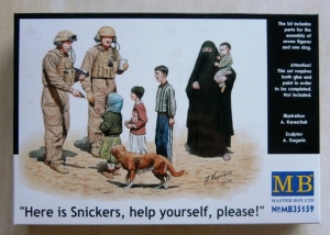 MASTERBOX 1/35 35159 HERE IS SNICKERS HELP YOURSELF PLEASE