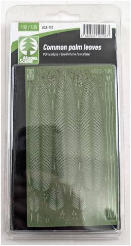MODEL SCENE 1/32-1/35 VG3-106 COMMON PALM LEAVES