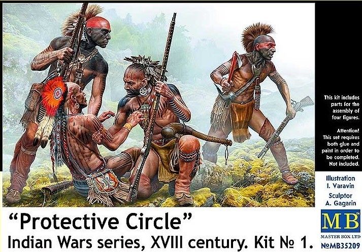 MASTERBOX 1/35 35209 PROTECTIVE CIRCLE NO 1 INDIAN WAR SERIES