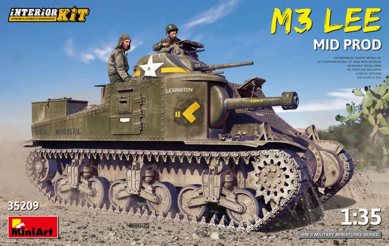 MINIART 1/35 35209 M3 LEE MID PRODUCTION