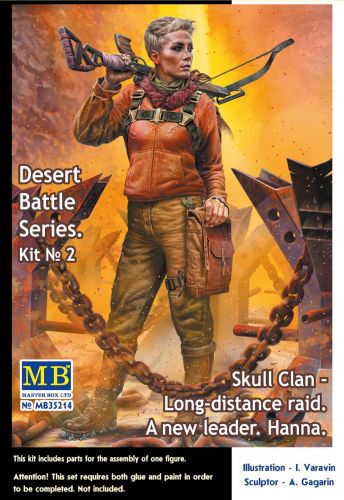 MASTERBOX 1/35 35214 DESERT BATTLE SERIES  2 SKULL CLAN LONG DISTANCE RAID. A NEW LEADER. HANNA
