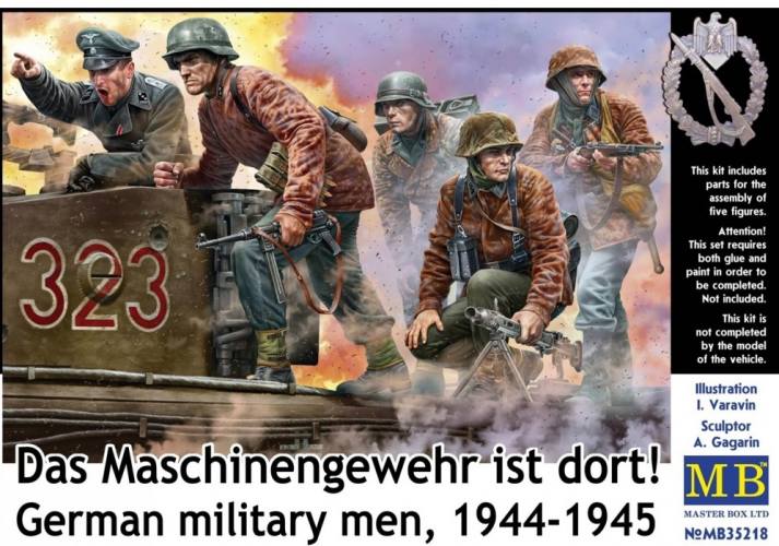 MASTERBOX 1/35 35218 GERMAN MILITARY MEN 1944-1945 