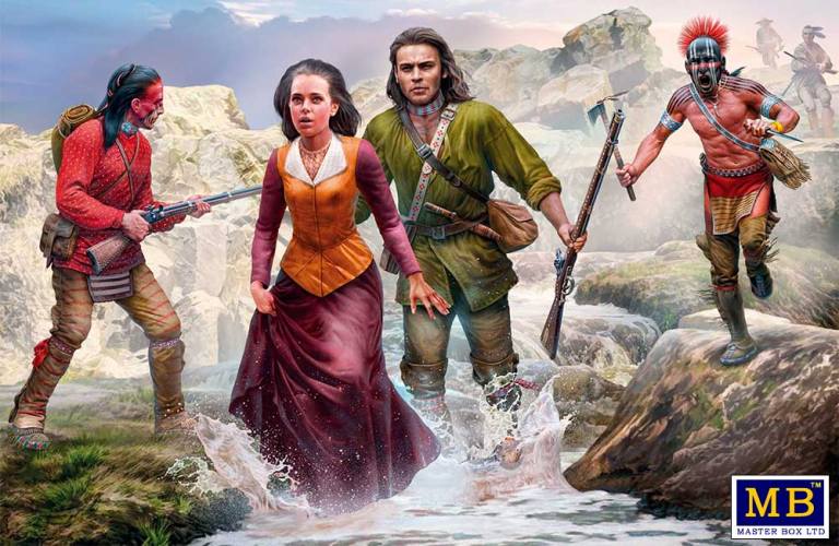 MASTERBOX 1/35 35234 THE MOHICANS INDIAN WARS SERIES THE XVIII CENTURY