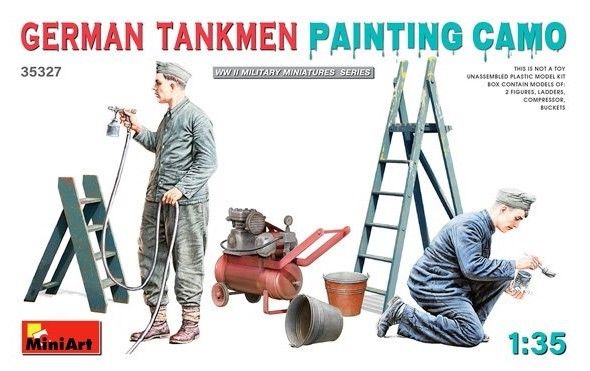 MINIART 1/35 35327 GERMAN TANKMEN PAINTING CAMO
