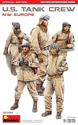 MINIART 1/35 35399 U.S. TANK CREW NW EUROPE
