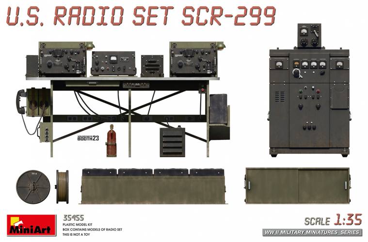 MINIART 1/35 35455 U.S. RADIO SET SCR-299