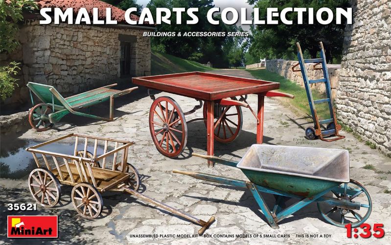 MINIART 1/35 35621 SMALL CARTS COLLECTION