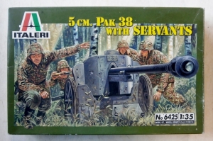ITALERI 1/35 6425 5cm. Pak 38 WITH SERVANTS