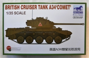 BRONCO 1/35 35010SP BRITISH CRUISER TANK A34 COMET