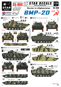 Star Decals 1/35 35-880 Soviet in Afghanistan   4. BMP-2D.