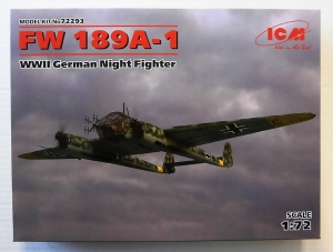 ICM 1/72 72293 FOCKE WULF Fw 189A-1 WWII GERMAN NIGHT FIGHTER
