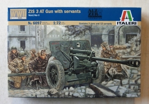 ITALERI 1/72 6097 ZIS 3 ANTI-TANK GUN WITH CREW