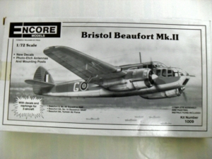 ENCORE 1/72 1009 BRISTOL BEAUFORT Mk.II