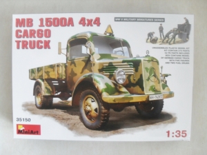 MINIART 1/35 35150 MB 1500A 4x4 CARGO TRUCK