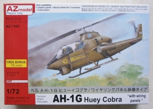 AZ MODEL 1/72 7450 AH-1G HUEY COBRA WITH WIRING PANELS