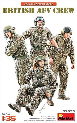MINIART 1/35 37059 BRITISH AFV CREW 