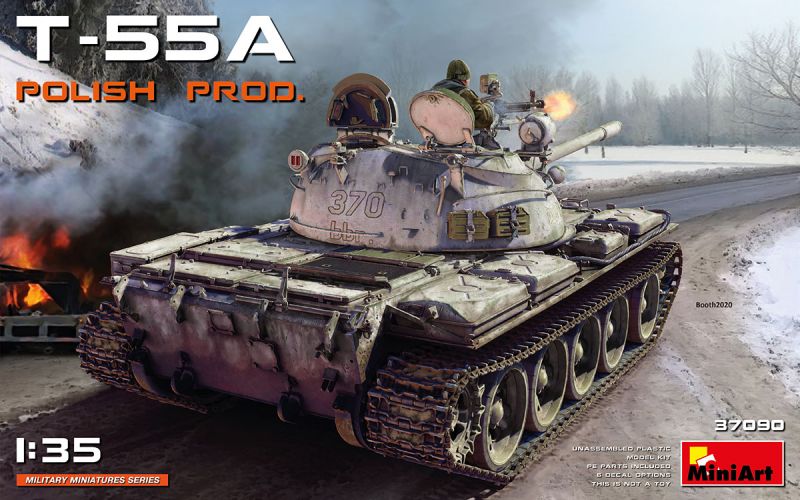 MINIART 1/35 37090 T-55A POLISH PROD. PRODUCTION