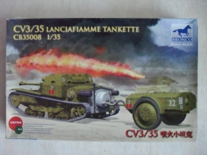 BRONCO 1/35 35008 CV3/35 LANCIAFIAMME TANKETTE