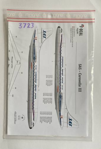 DISCOUNT DECALS 1/144 3723-FD144-605 F-DECAL SAS-CARAVELLE III