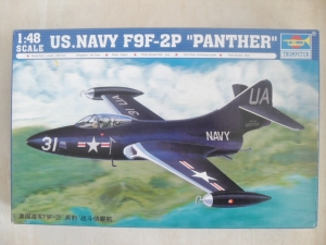 TRUMPETER 1/48 02833 US NAVY F9F-2P PANTHER
