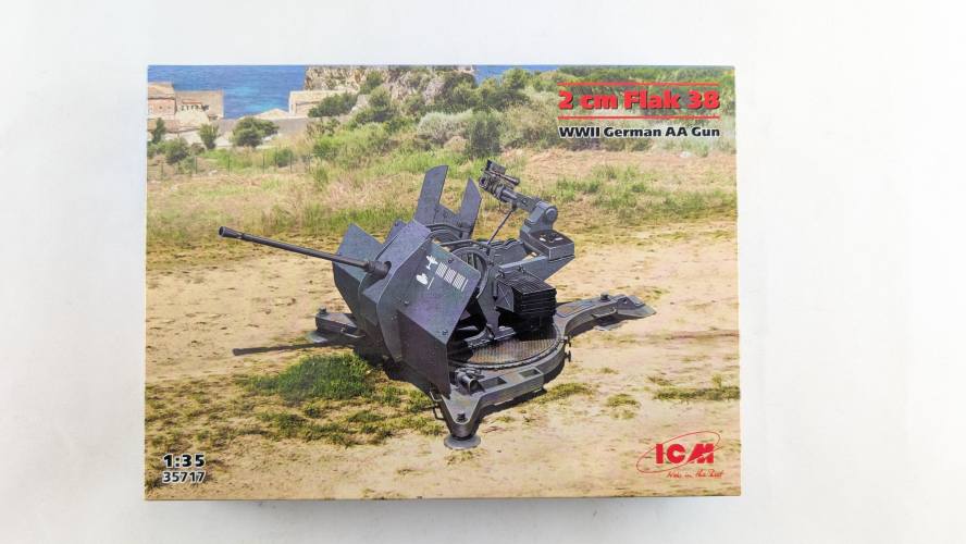 ICM 1/35 35717 2 CM FLAK 38 WWII GERMAN AA GUN