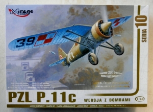 MIRAGE 1/48 48102 PZL P.11c WITH BOMBS