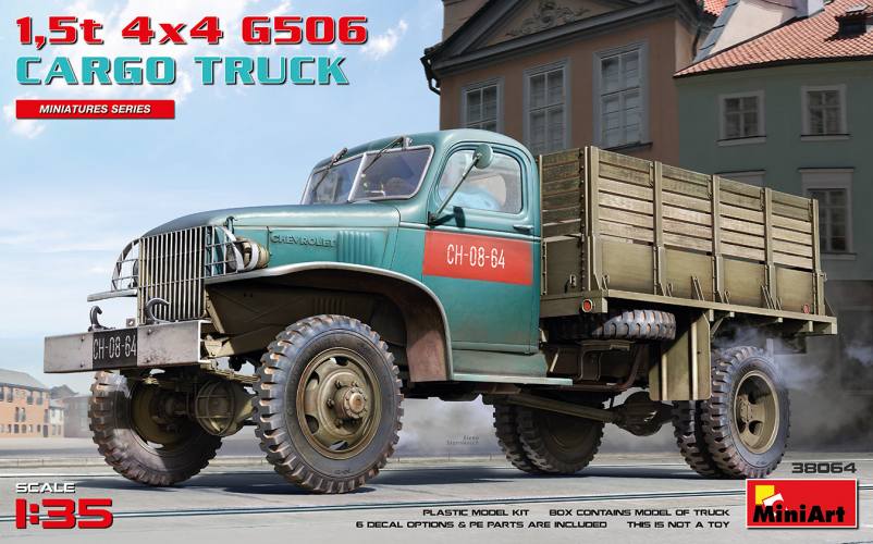 MINIART 1/35 38064 1.5T 4X4 G506 CARGO TRUCK