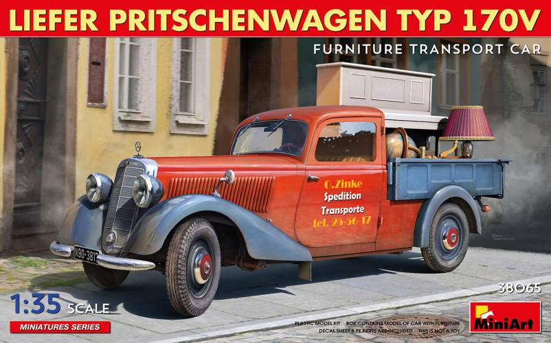 MINIART 1/35 38065 LIEFER PRITSCHENWAGEN TYP 170V