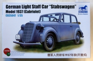 BRONCO 1/35 35047 GERMAN LIGHT STAFF CAR STABSWAGEN 1937 CABRIOLET