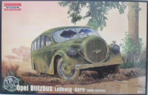 RODEN 1/72 728 OPEL BLITZBUS LUDEWIG AERO WWII