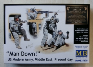 MASTERBOX 1/35 35170 MAN DOWN US MODERN ARMY MIDDLE EAST PRESENT DAY