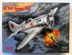 ICM 1/48 48097 I-16 TYPE 24 WWII SOVIET FIGHTER