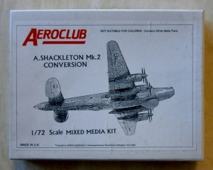 AEROCLUB 1/72 AVRO SHACKLETON Mk.2 CONVERSION