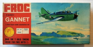 FROG 1/72 F331 FAIREY GANNET GOLD TOKEN