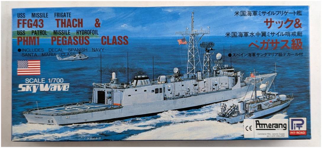 PIT-ROAD 1/700 55 FFG43 THACH   PHM1 PEGASUS CLASS