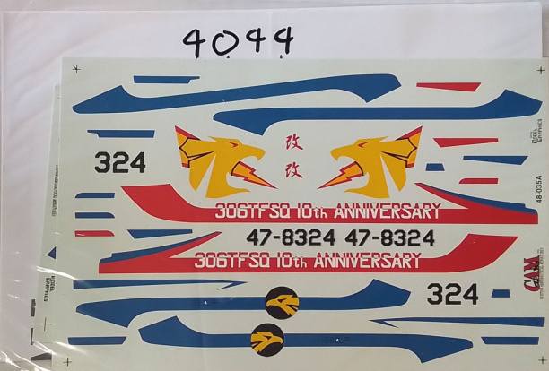 CAMDECALS 1/48 4044. CAM 48-035 F-4EJ SUPER PHANTOM 306TFSQ 10TH ANNIERSARY  