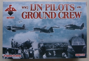 RED BOX 1/72 72053 IJN PILOTS   GROUND CREW