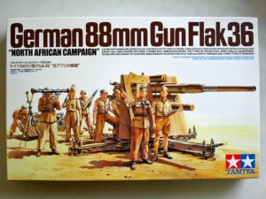 TAMIYA 1/35 35283 88mm GUN FLAK 36 NORTH AFRICA