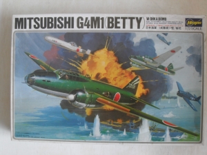 HASEGAWA 1/72 K02 MITSUBISHI G4M1 BETTY WITH OHKA BOMB