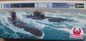 HASEGAWA 1/700 901 U-BOAT VIIC/IXC