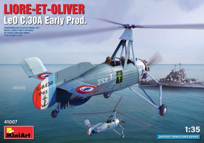 MINIART 1/35 41007 LIORE-ET-OLIVER LEO C.30A EARLY PROD. PRODUCTION