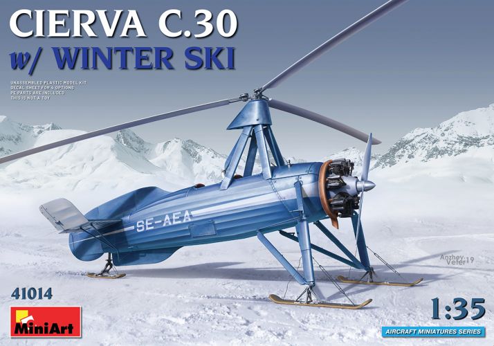 MINIART 1/35 41014 CIERVA C.30 WITH WINTER SKI