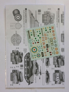 BISON DECALS 1/72 1396. 72018 BRITISH SHERMAN Mk III IN NORTH AFRICA