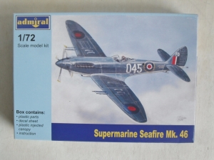 ADMIRAL 1/72 7205 SUPERMARINE SEAFIRE Mk.46